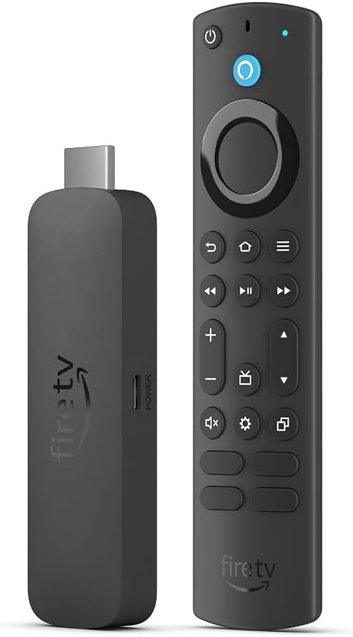 Amazon Fire TV Stick 4K Max streaming device, supports Wi-Fi 6E, free & live TV