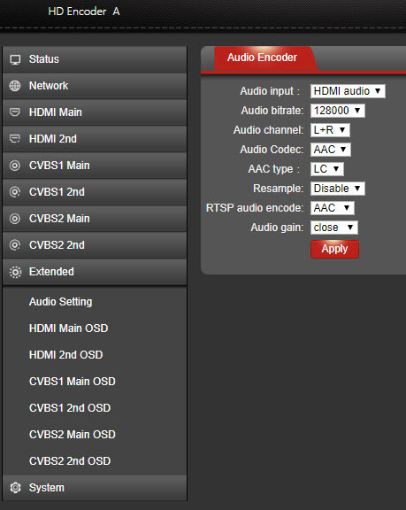 H.265 HDMI & CVBS Video Encoder,1 HDMI and 2 CVBS+Audio input,HTTP,RTSP,RTMP,UDP