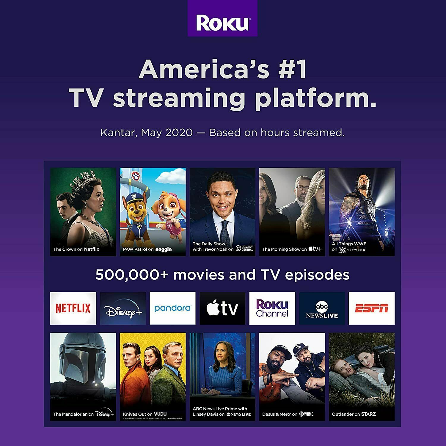 ROKU 4K HDR STREAMING STICK+ 3810R VOICE REMOTE PLUS “FREE” ROKU HDMI EXTENDER