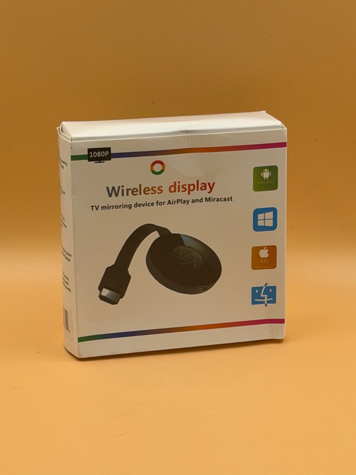 NEW 1080P Wireless Display TV Mirroring Device for AirPlay and Miracast