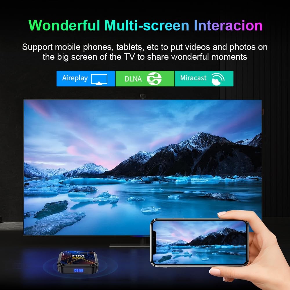 Android 13.0 TV Box, Android Box 2026 with 3D 8K 4GB RAM 32GB ROM RK3528 Quad…