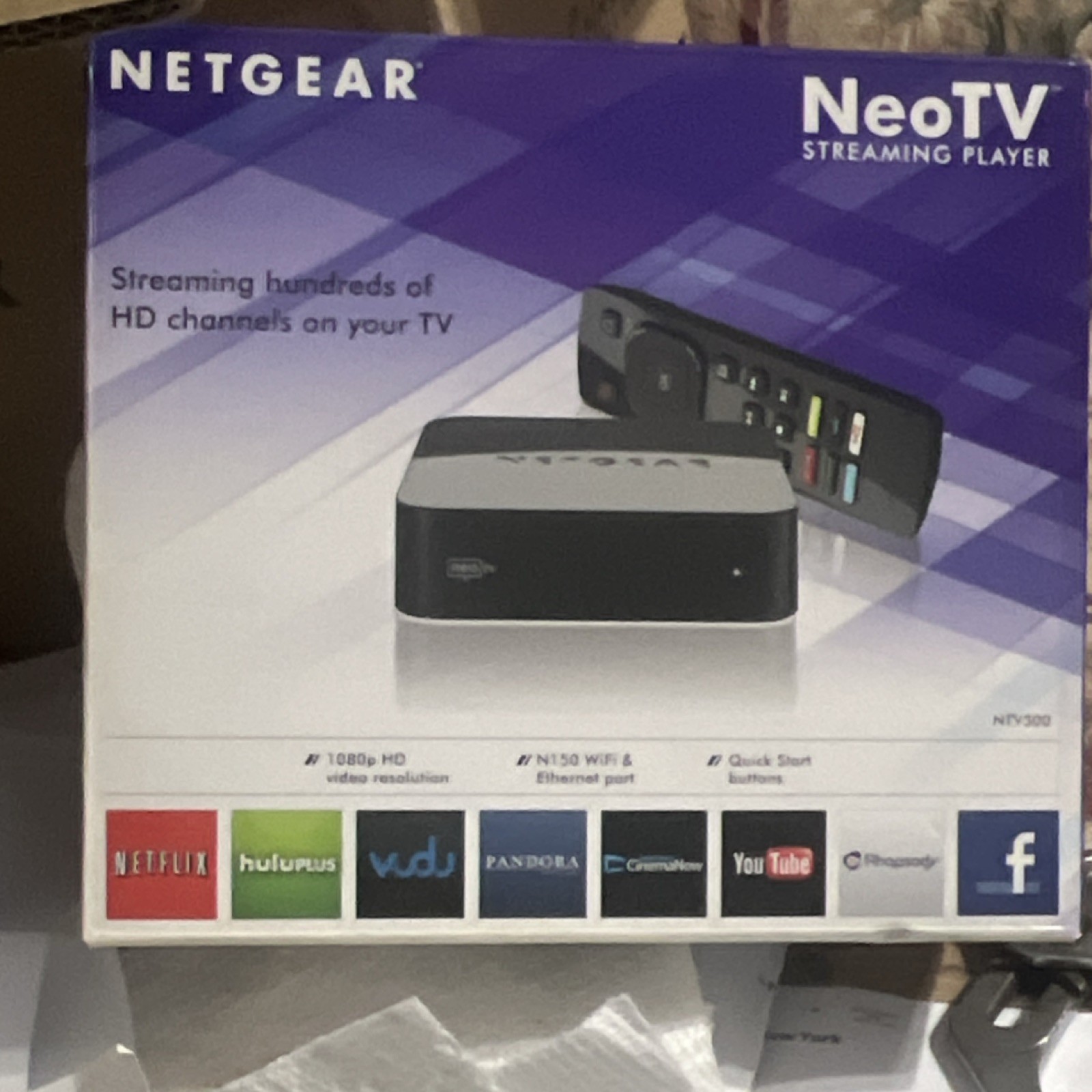 NETGEAR NeoTV NTV300 Streaming Player 1080p Wi-Fi Ethernet Black Quick Start