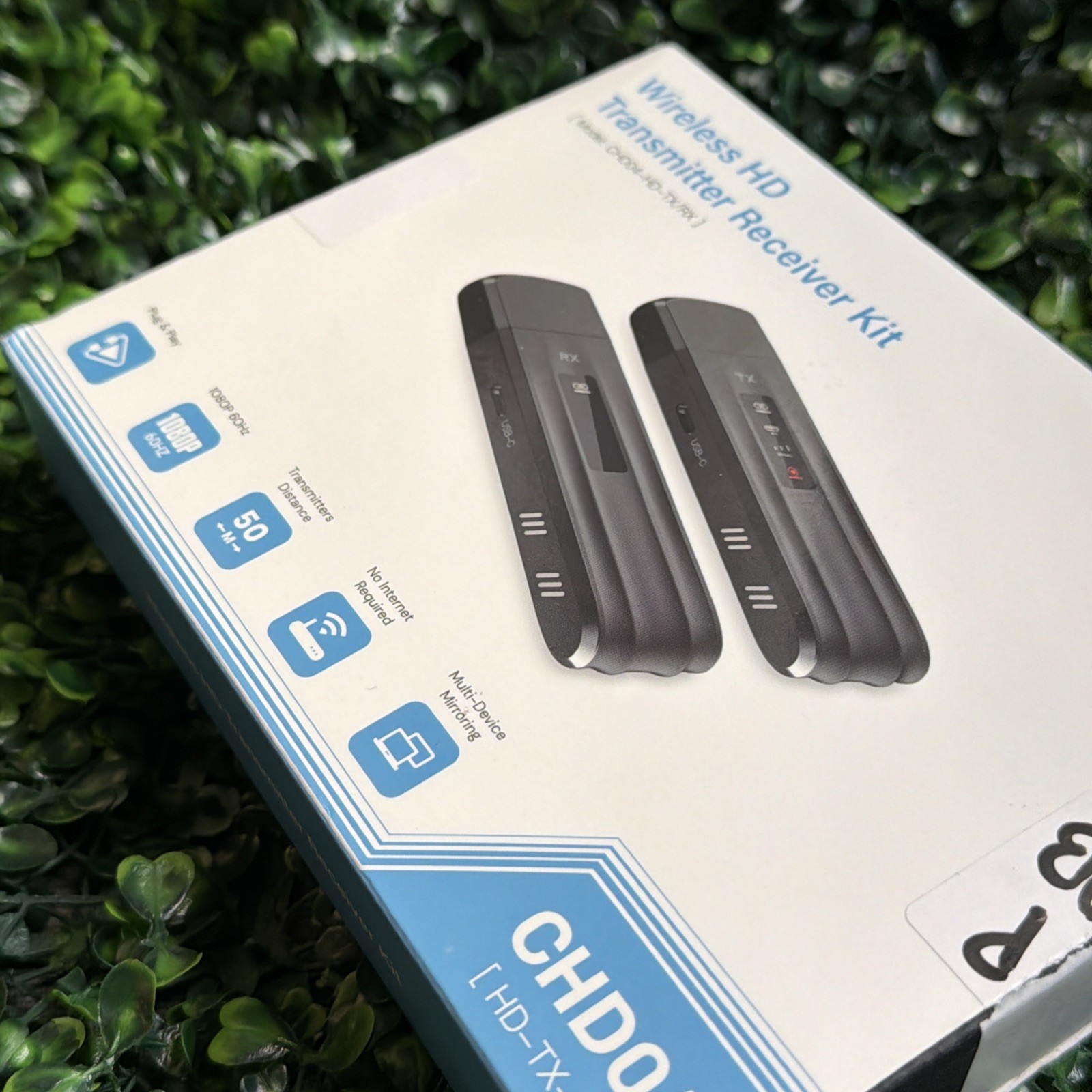 HDMI Wireless Transmitter & Receiver 4K Decode 1080P 50m 2.4/5G Extender CHD04