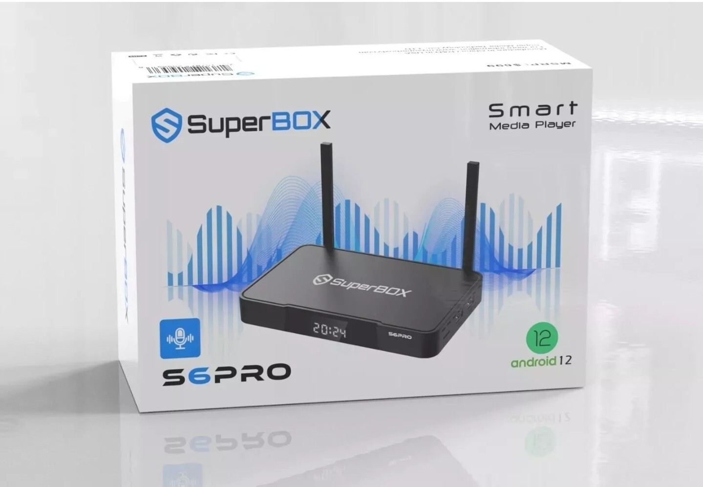 Superbox S6 Pro TV Box Smart Media Player For Android 12.0 System