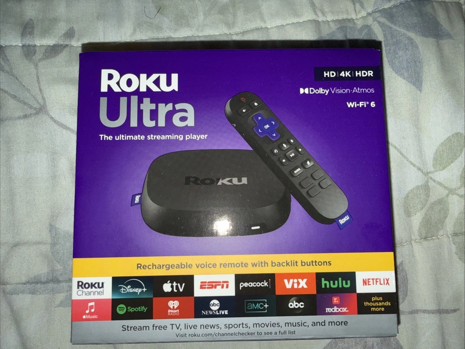 Roku Ultra 4850r 4k Streaming Player wifi 6