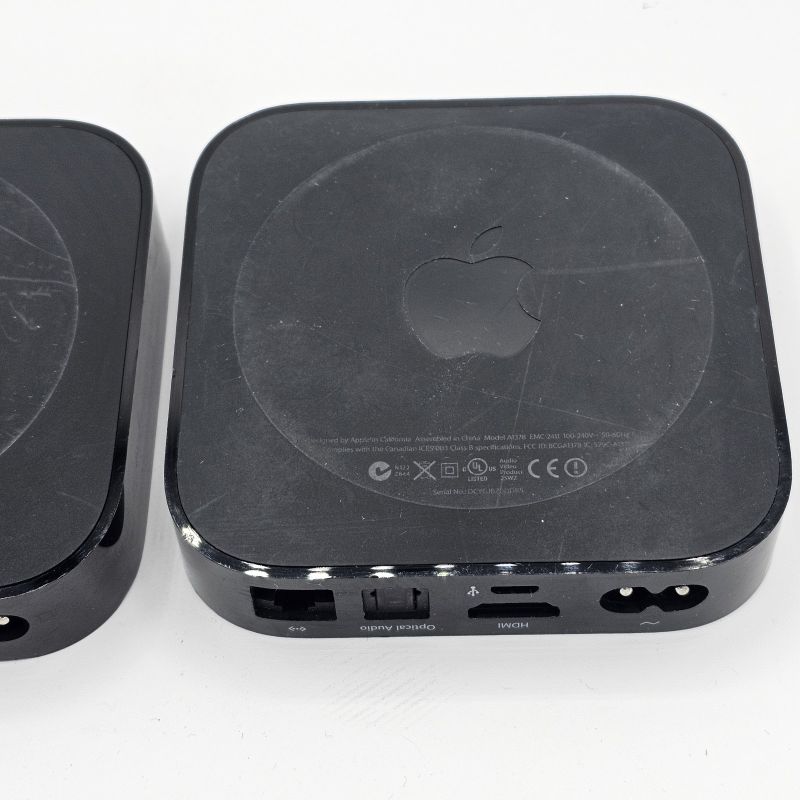 AppleTV Lot—Two: 2nd Gen(A1378) + One: 3rd Gen(A1469) w/Remotes + Cables Working