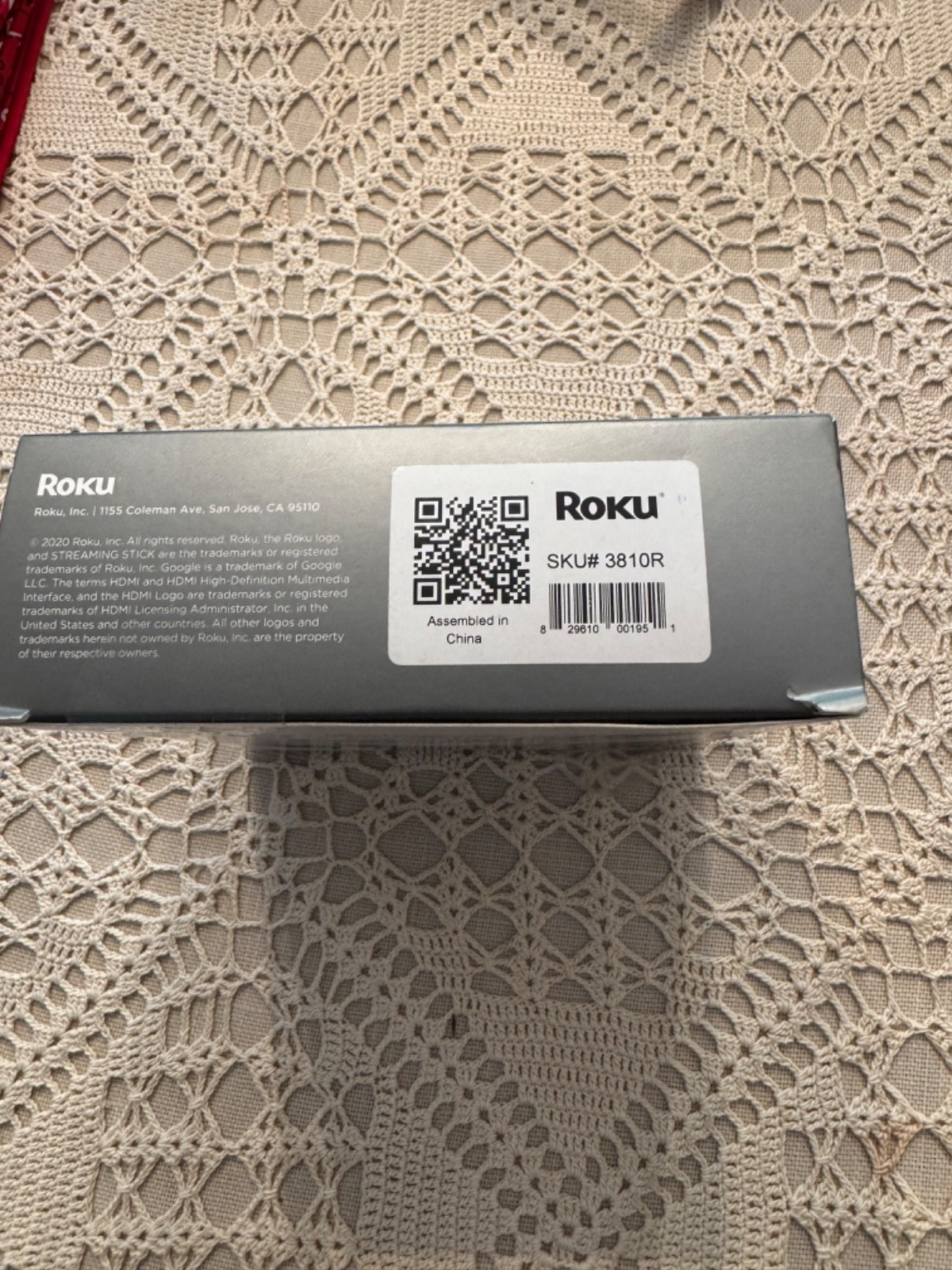 Roku Streaming Stick+ 3810R 4K Streaming Media Player with Voice Remote (Sealed)