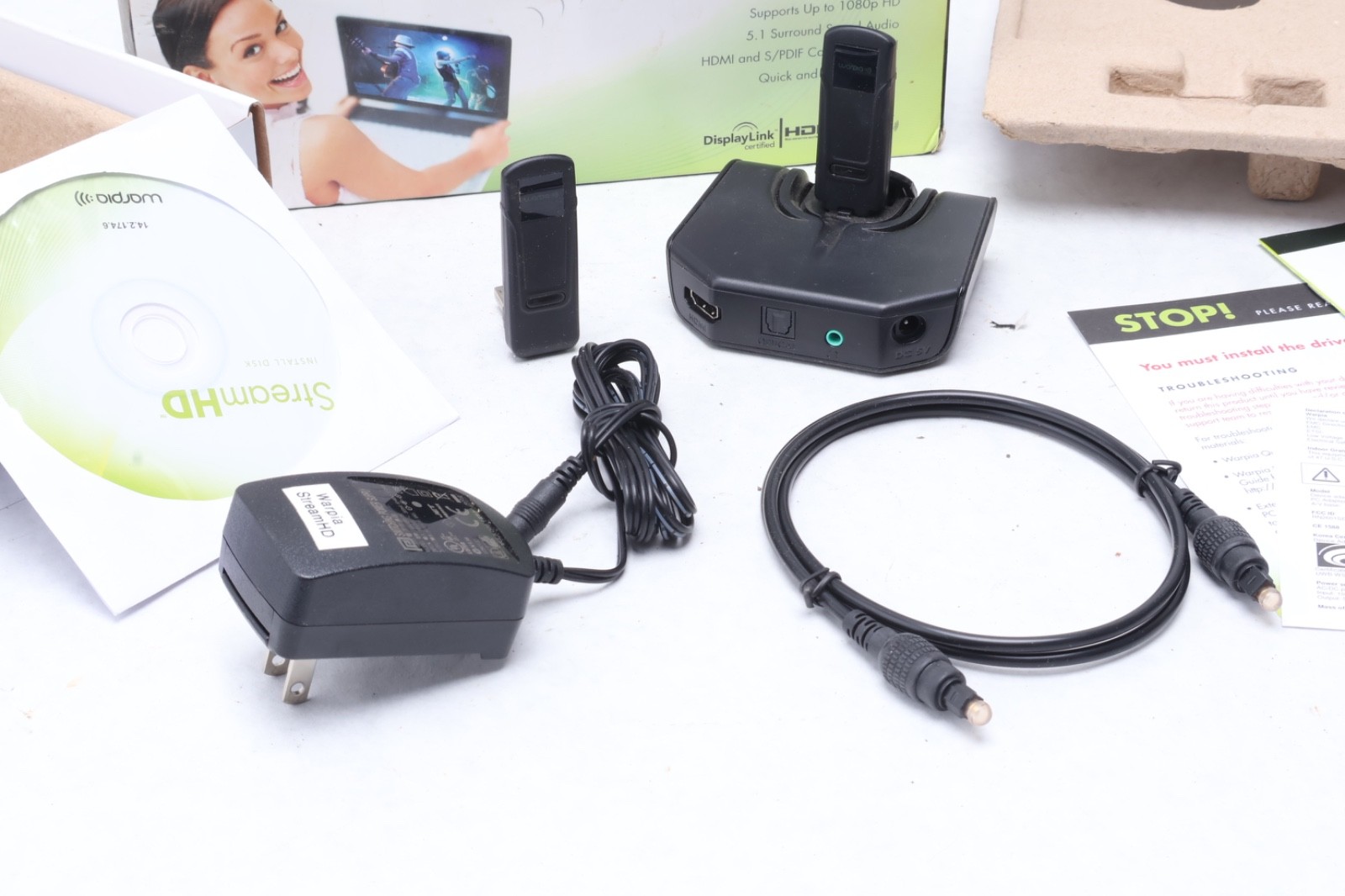Warpia SWP120A Wireless Stream Media HD PC To TV Audio/Video