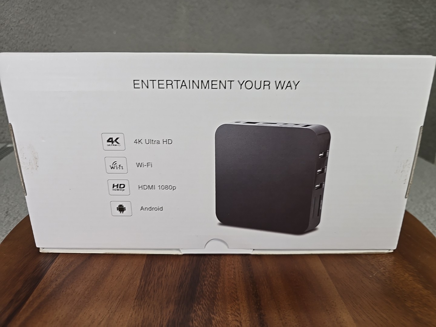 4K Home Theater Box Android OS Ultra HD Wi-Fi HDMI 1080p NEW
