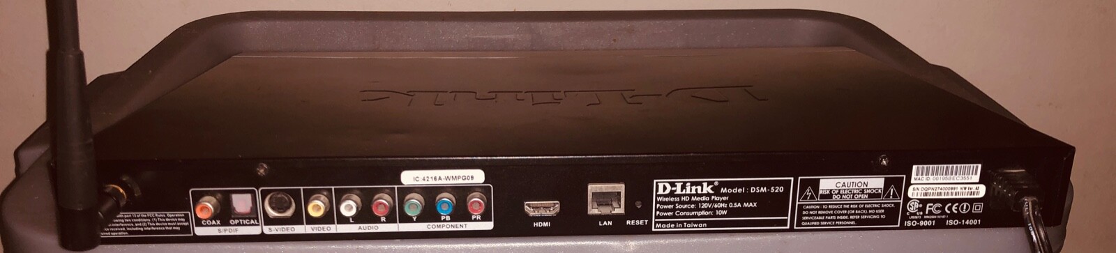 D-link MediaLounge DSM-520 Digital HD Media Streamer