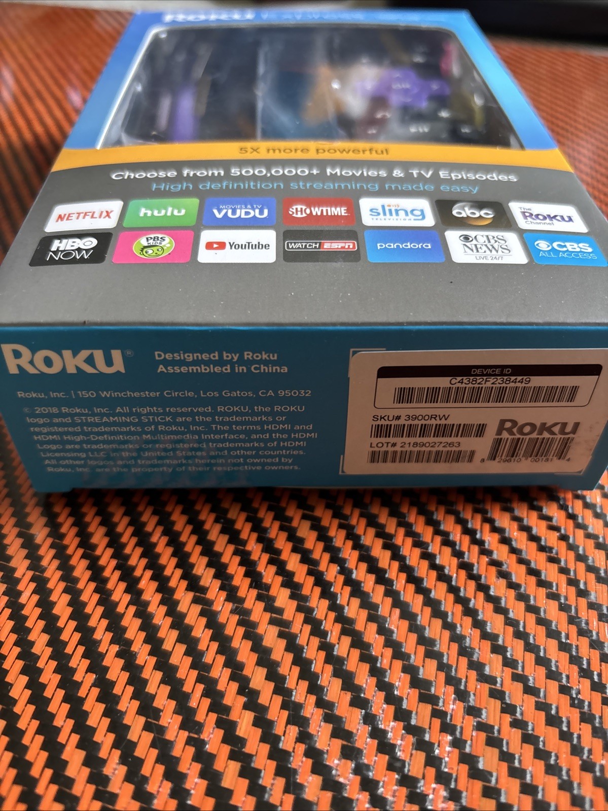 Roku Express (6th Generation) HD Media Streamer 3900RW New Sealed