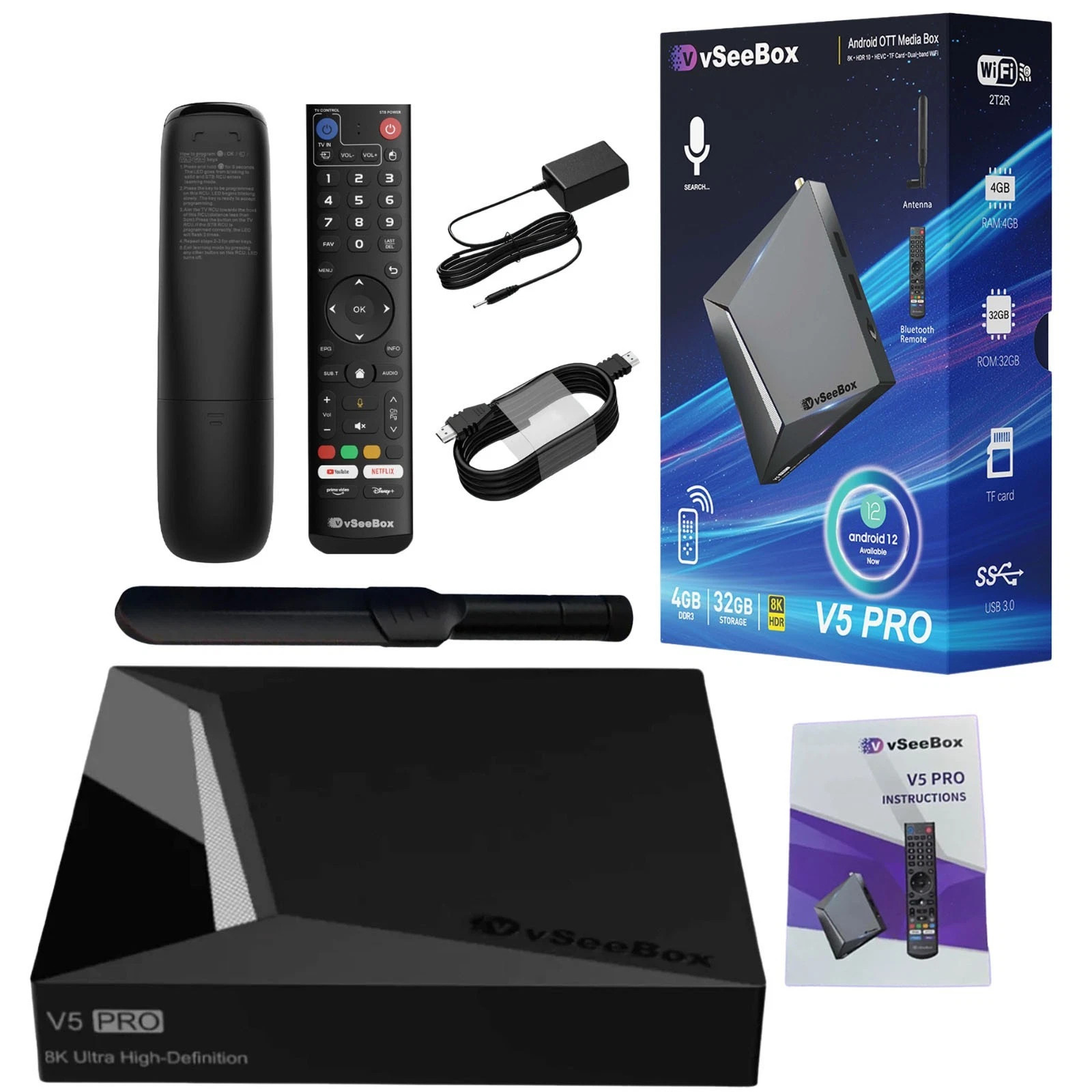 vSeeBox V5 Pro Smart – Authorized Distributor – Free Shipping