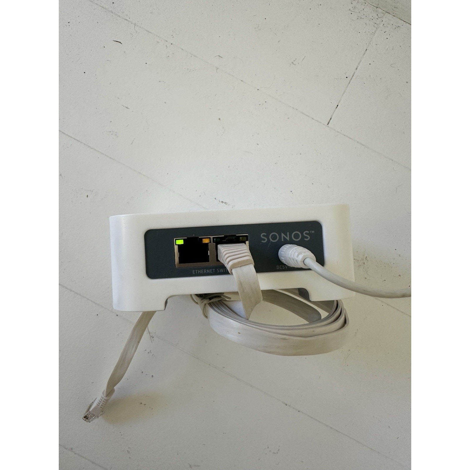 Sonos Sound Bridge Wireless HiFi System White with Power Supply Used