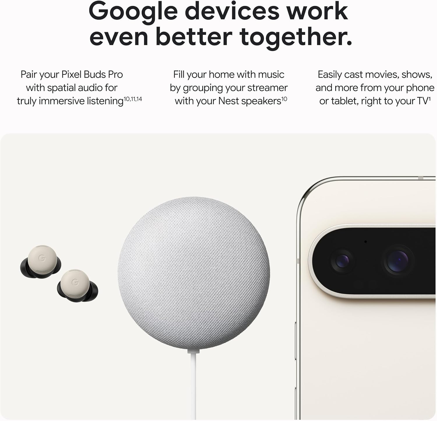 All-In-One 4K Streamer with Voice Control & Smart Home Features – Porcelain