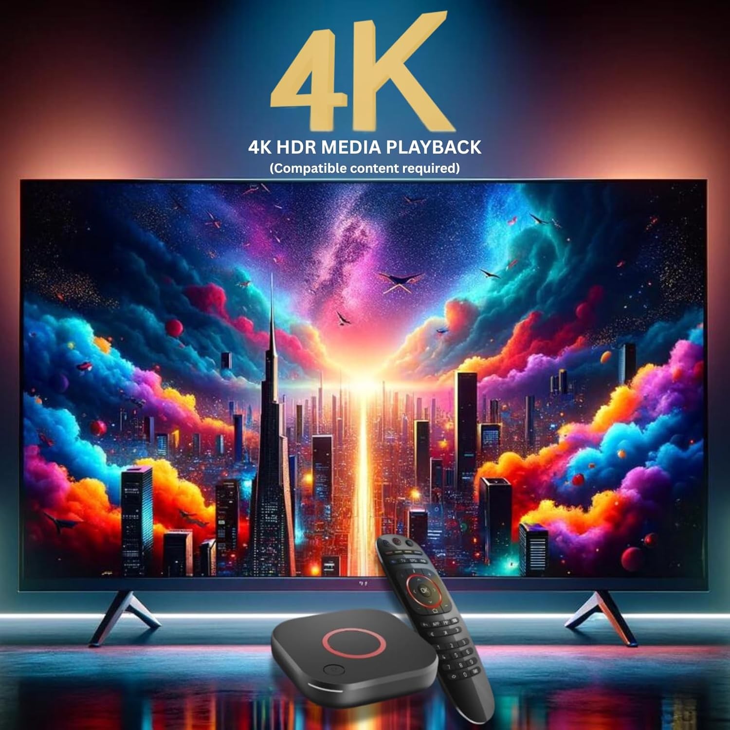 Raxxio MAG544w3 HDR TV Stick 4K Linux Dual Band WiFi