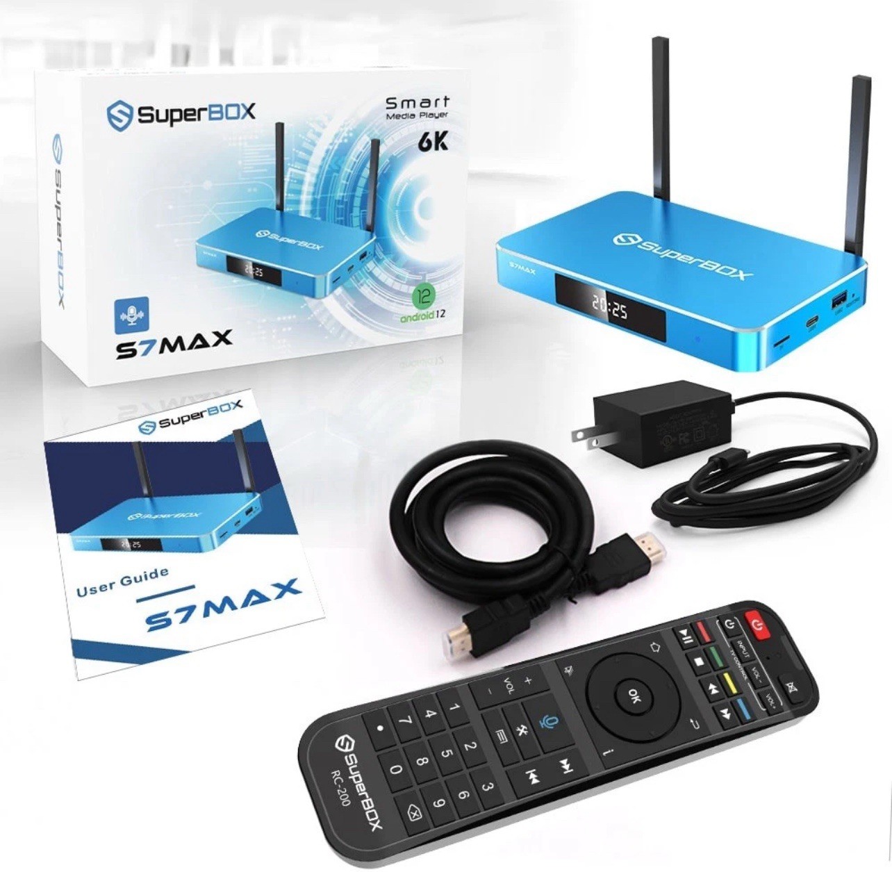 Superbox S7 Max | 6K UHD | 7-Day Time Shift | 64Gb Storage | Parental Control