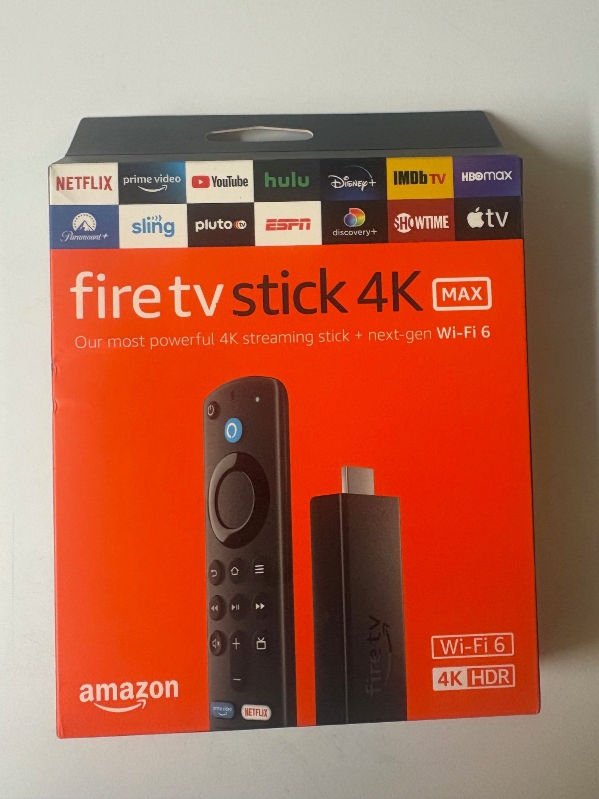 NEW Amazon Fire TV Stick 4K Max 2nd Gen 16GB, Wi-Fi 6 Model w/ Alexa Remote