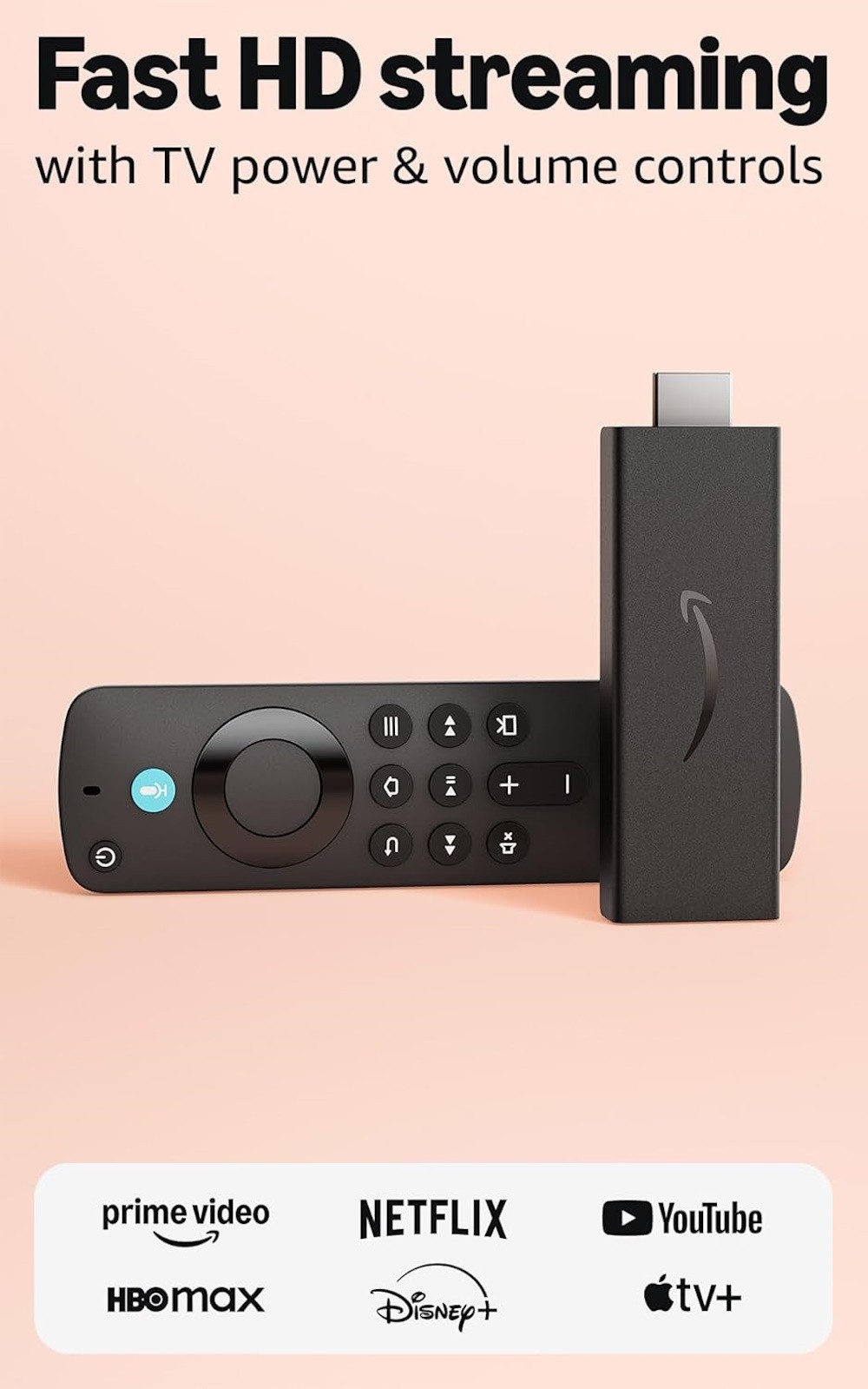 Amazon Fire TV Stick HD Streaming Free/Live TV Alexa Voice Remote 8GB B0CQMRKRV5
