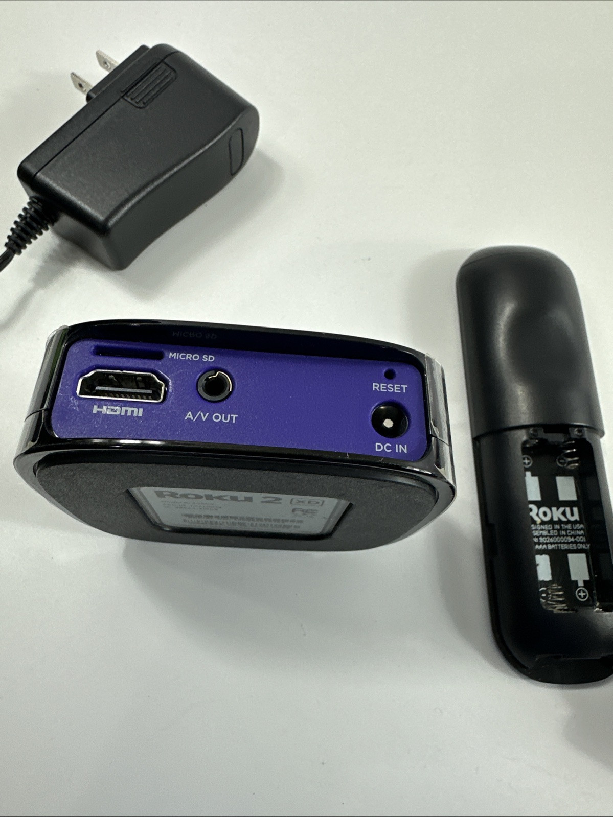 Roku 2 XS 2nd HDMI Ethernt Media Streamer 3050X Remote Power Adapter