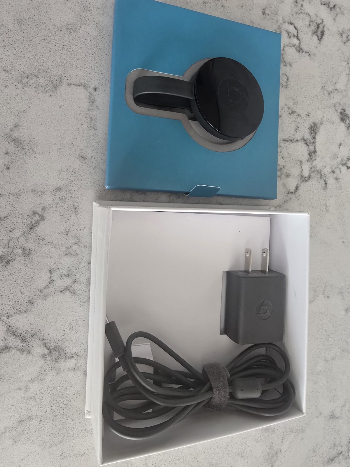 Google Chromecast Media Streaming Device – Black (Model NC2-6A5) – Open Box