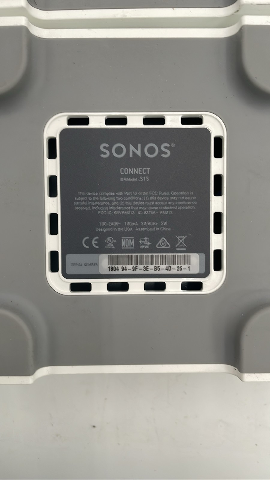 Sonos ZonePlayer ZP100 ZP120 Connect Amp Wireless Streaming Amplifier Lot of 5