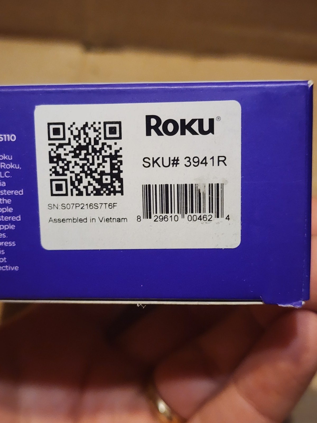 Roku Express 4K+ Streaming Media Player HD/4K/HDR Voice Remote TV Control #3941R