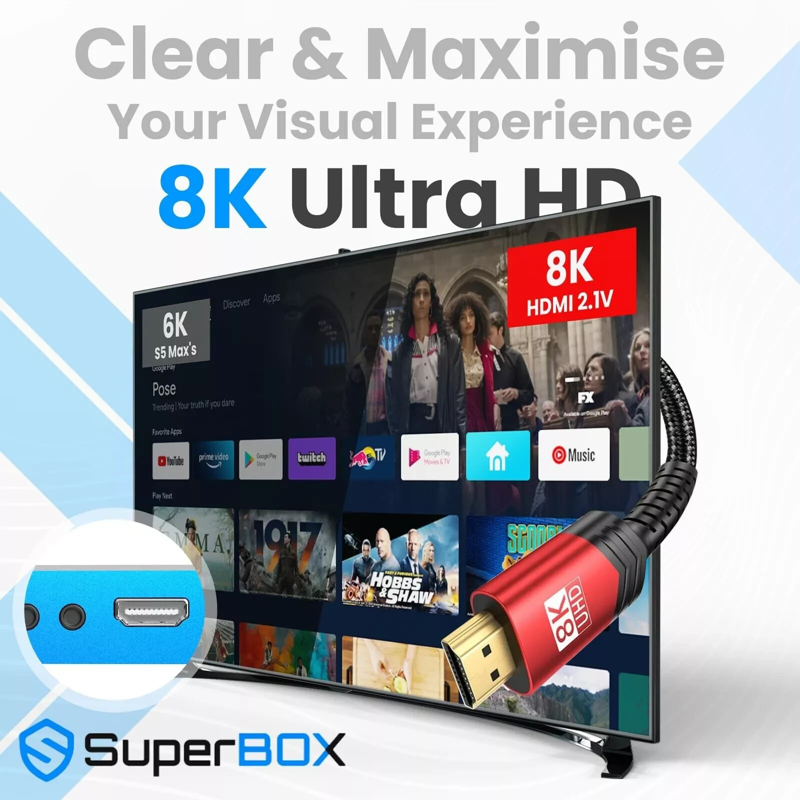2025 SuperBox S6Max Media Smart TV Box No monthly fees Send Best Offer