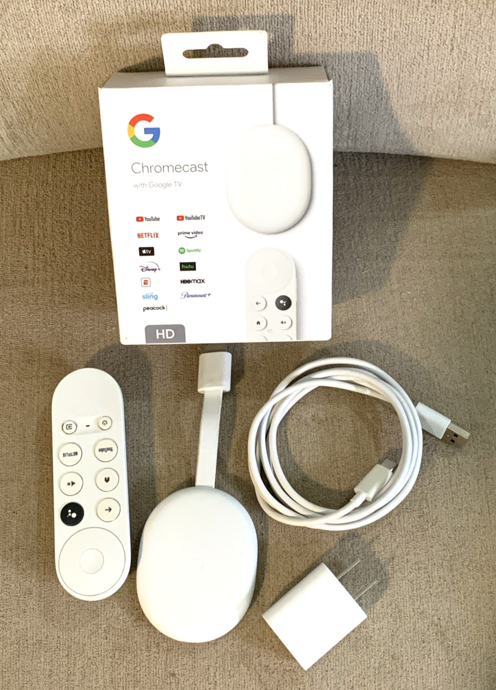 Chromecast With Google TV Model GZRNL 4K 4th Generation