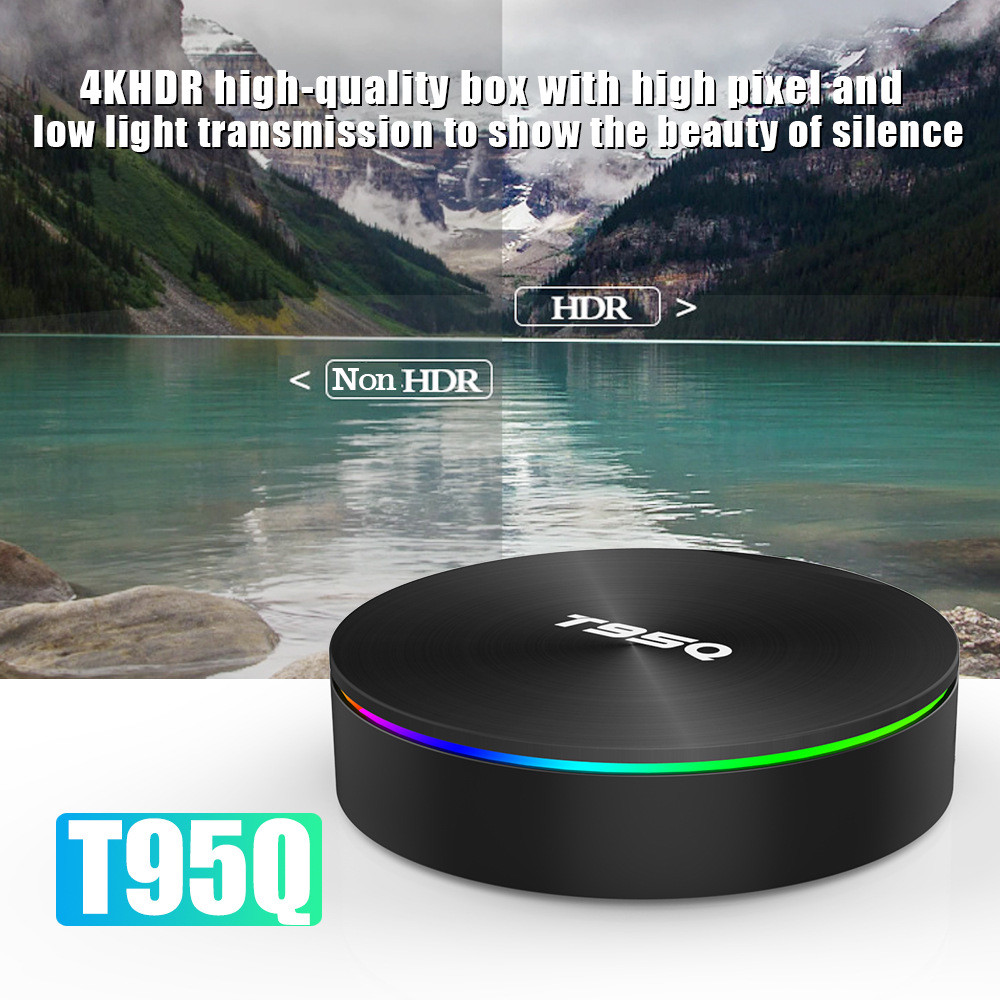 T95Q Amlogic S905X2 Quad Core Android 8.1 Smart TV BOX 4G 32G/64G Media Player