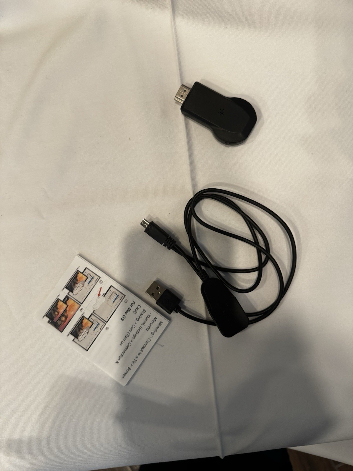 AnyCast M2 Plus Wireless Display Receiver Dongle Wi-Fi HDMI USB Black