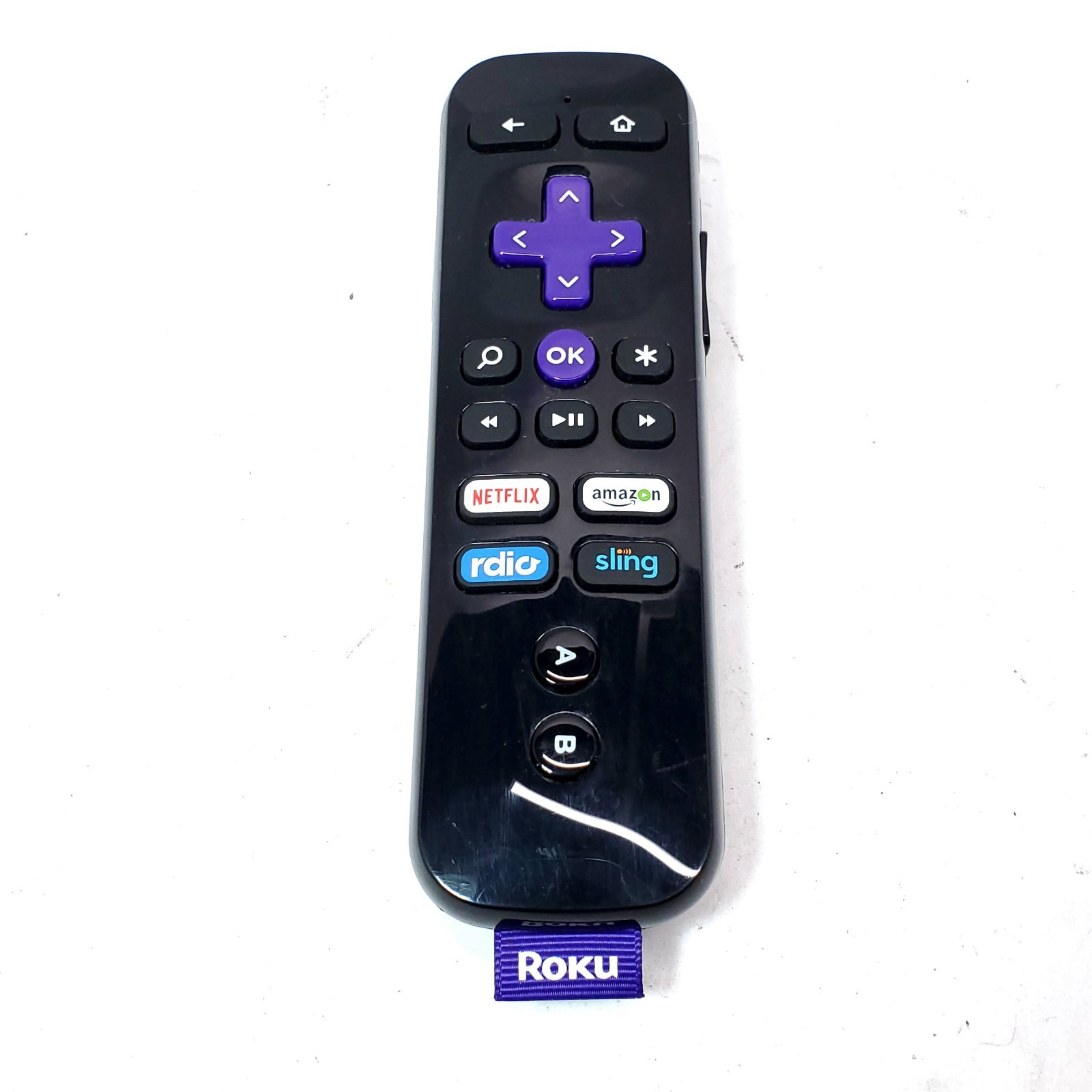 Roku 4 4K Streaming Media Player Model 4400X with Remote & Charger Pre-owned