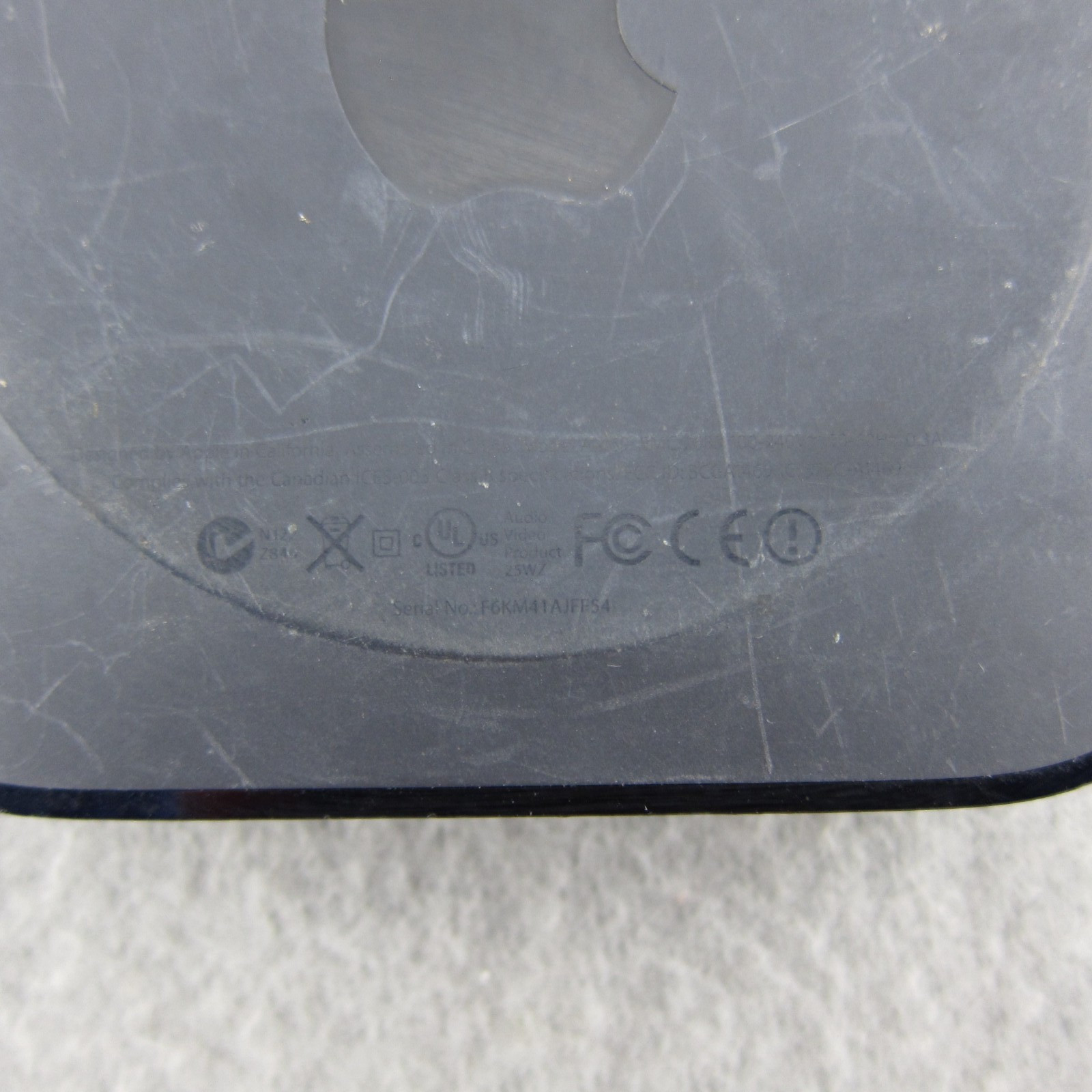 Apple TV 2nd Gen and 3rd Gen, 1 AC Cord, No Remote Tested Working Factory Reset