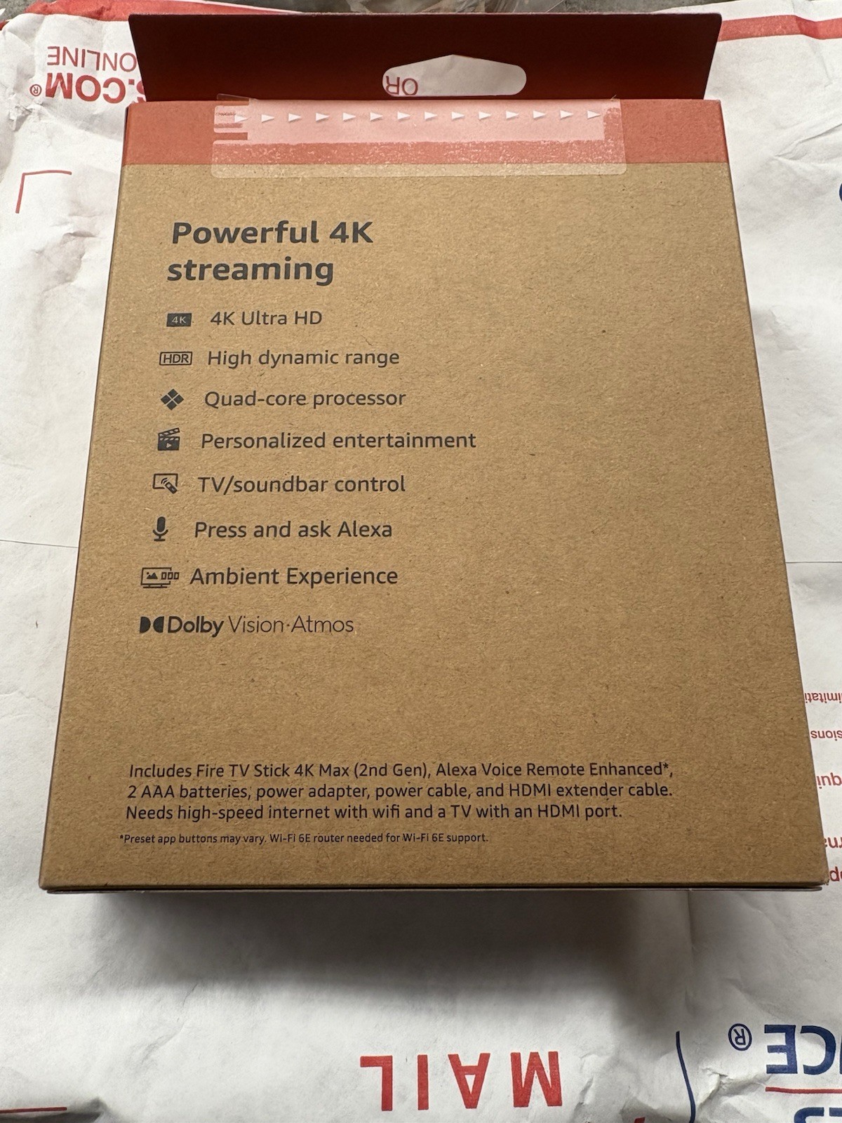 BRAND NEW SEALED Amazon Fire TV Stick 4K MAX Streamer w/ Alexa 16GB
