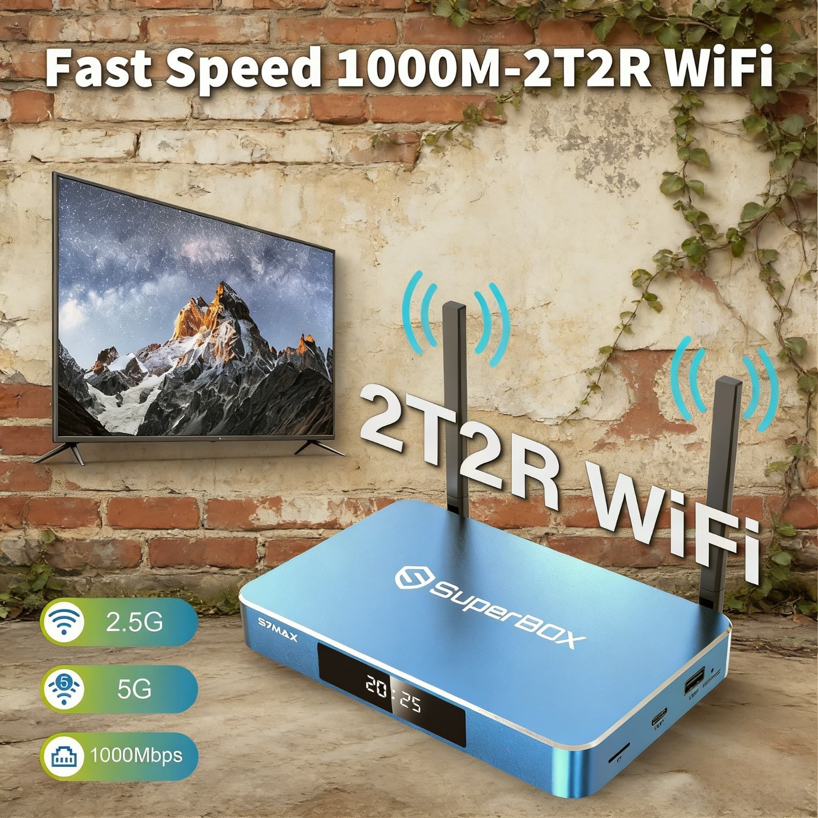 SUPERBOX S7 MAX 6K ANDROID TV BOX | WIFI 6 | USB-C | AUTHORIZED DEALER