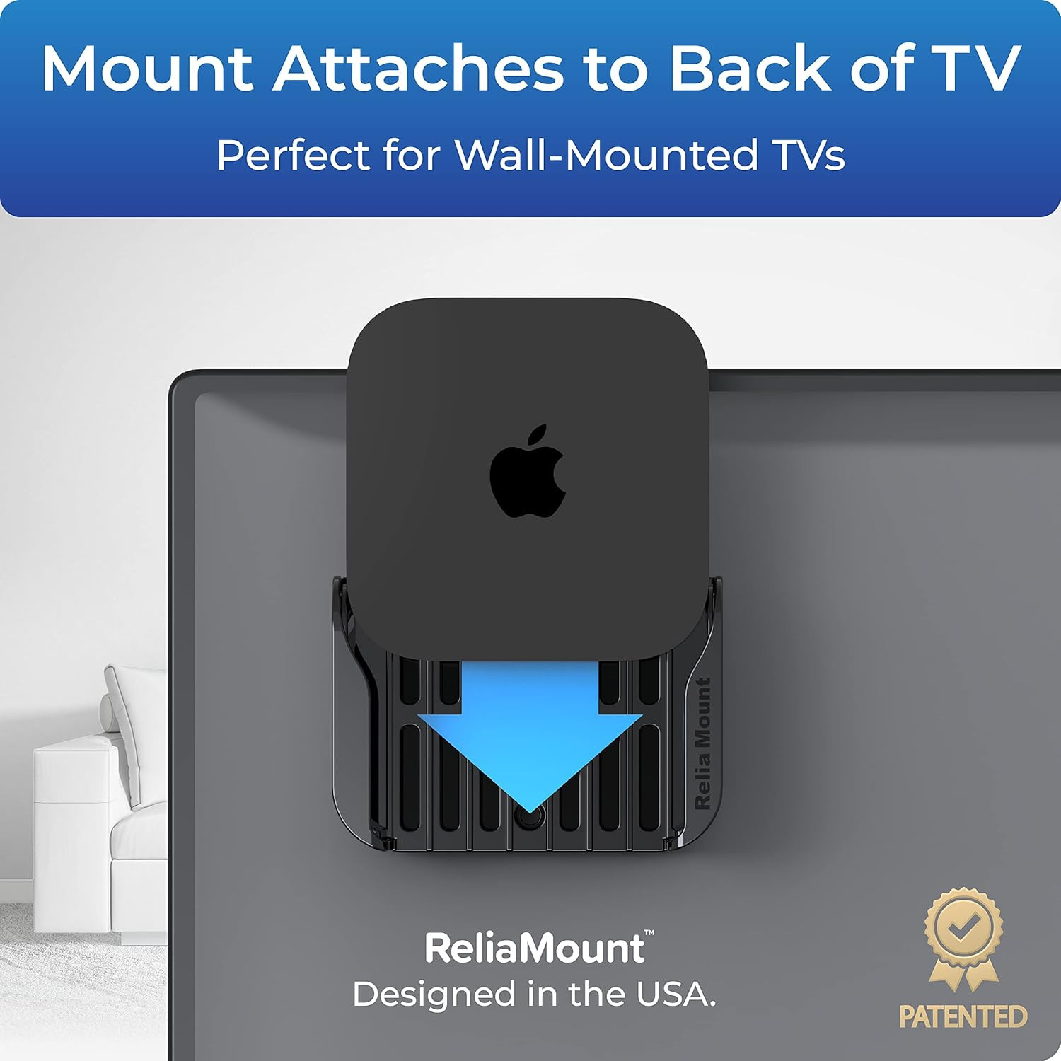 Mount for Apple TV – Compatible with All Apple TV Generations (Including All 4K