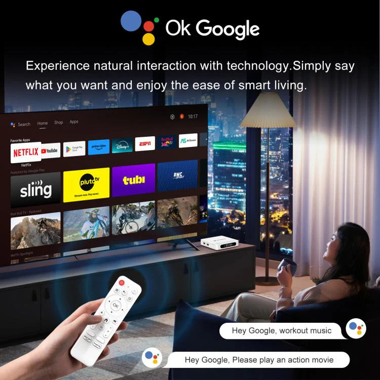 H96 Max H618 Plus Android 14.0 Smart TV Box, Allwinner H618 Quad-core ARM Corte
