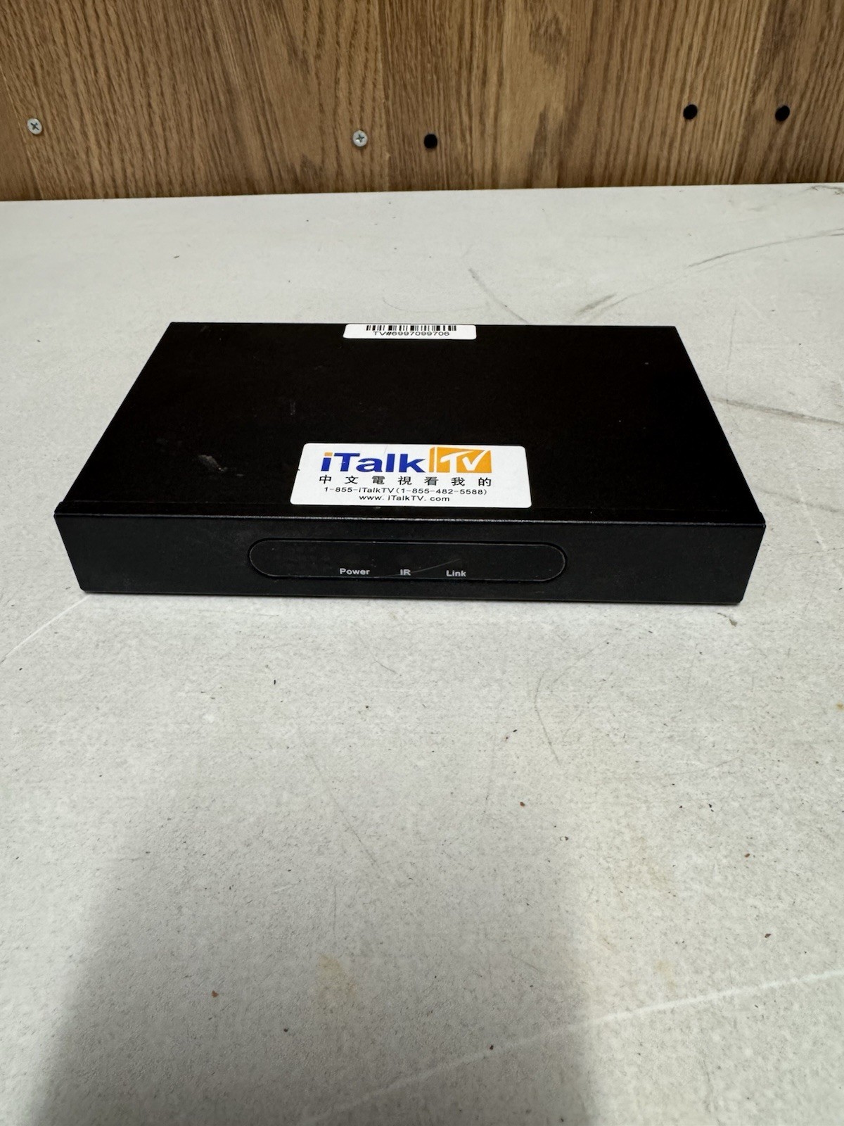 iTalkTV KT-IH0932I IPTV Set-Top Box – Untested – No Remote/No Power Adapter