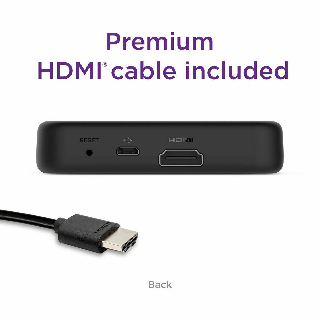 Roku Premiere 4K Digital Media Streamer Black 3920R Brand New 100% Good