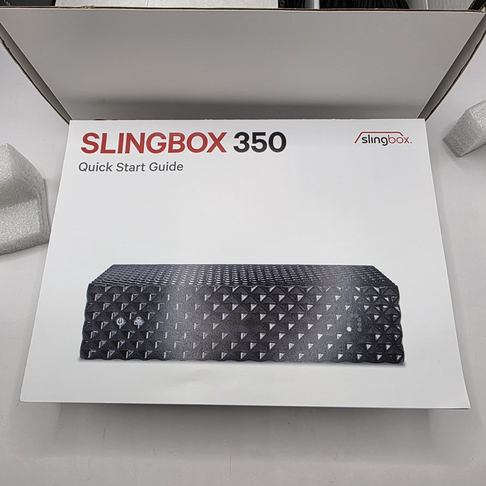 NOS SlingBox 350 – SB350 – Black 1920×1080 Digital HD Media Streamer