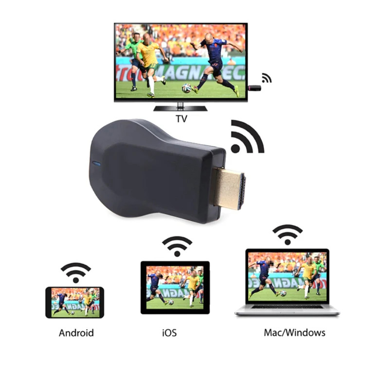 M9 Plus Wireless WiFi Display Dongle Receiver Airplay Miracast DLNA 1080P HDMI T