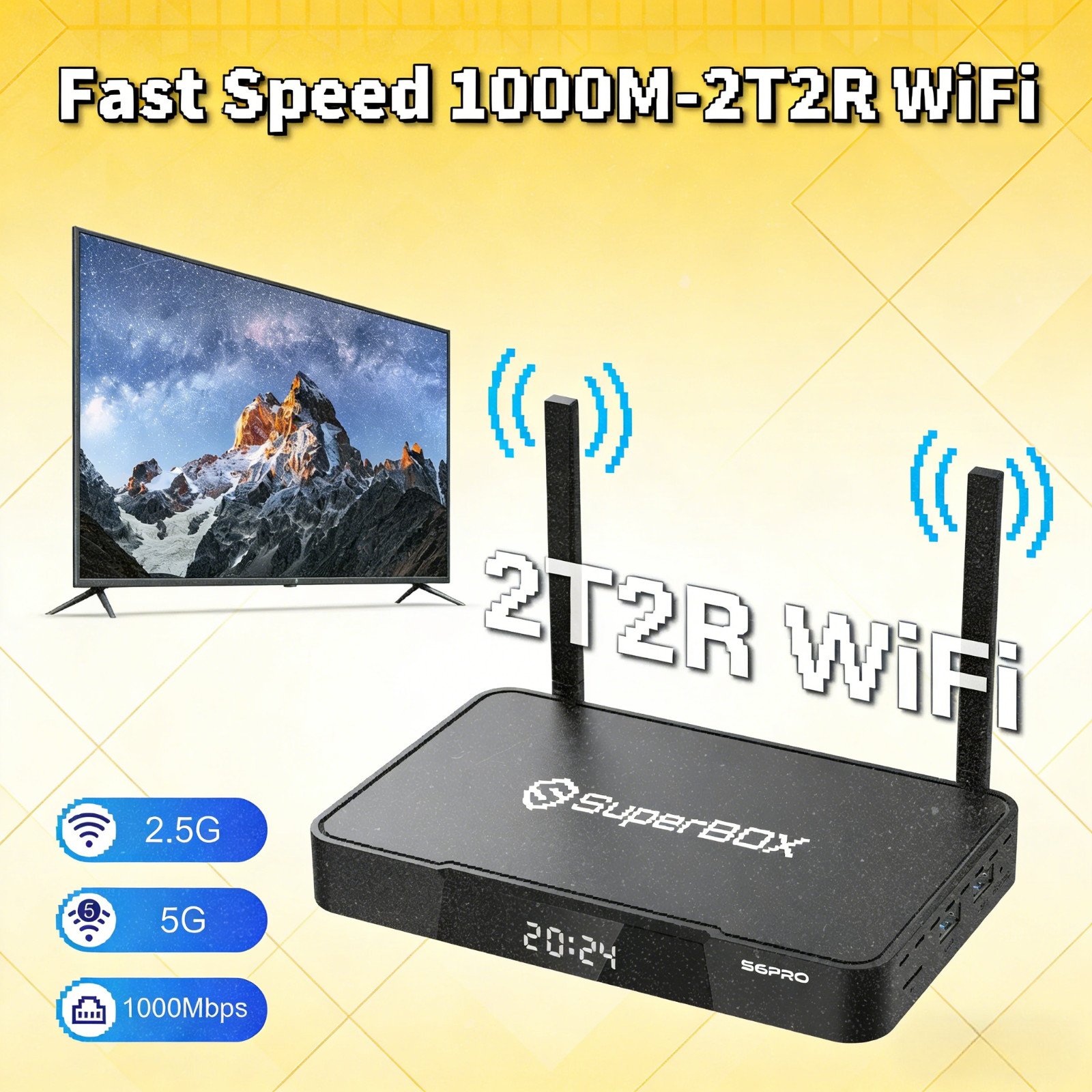SuperBox S6 Pro 32GB Lifetime Support – Authorized Distributor – Free Shipping