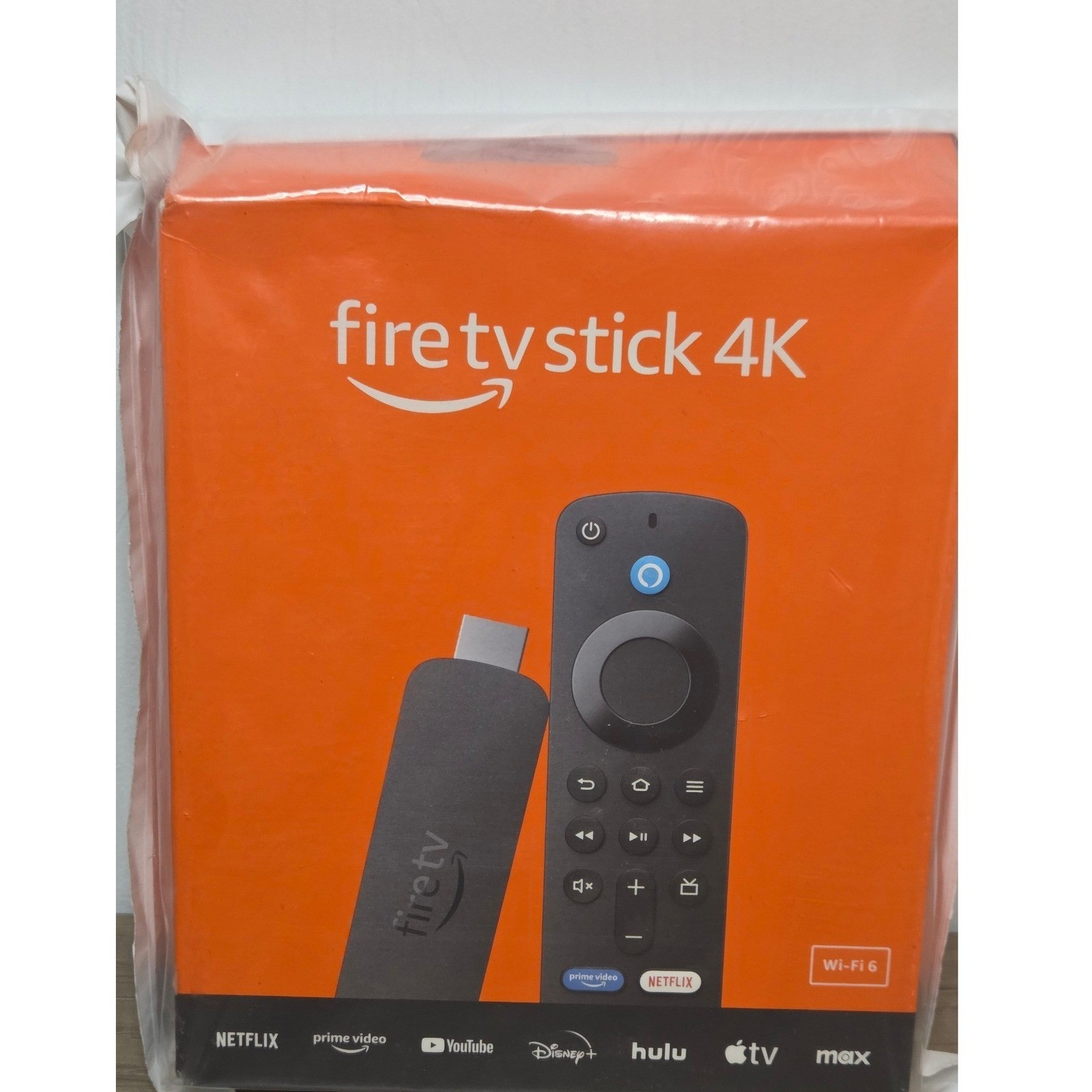 Amazon Fire TV Stick 4K Wi-Fi 6 Streaming Media Player Alexa Remote NEW