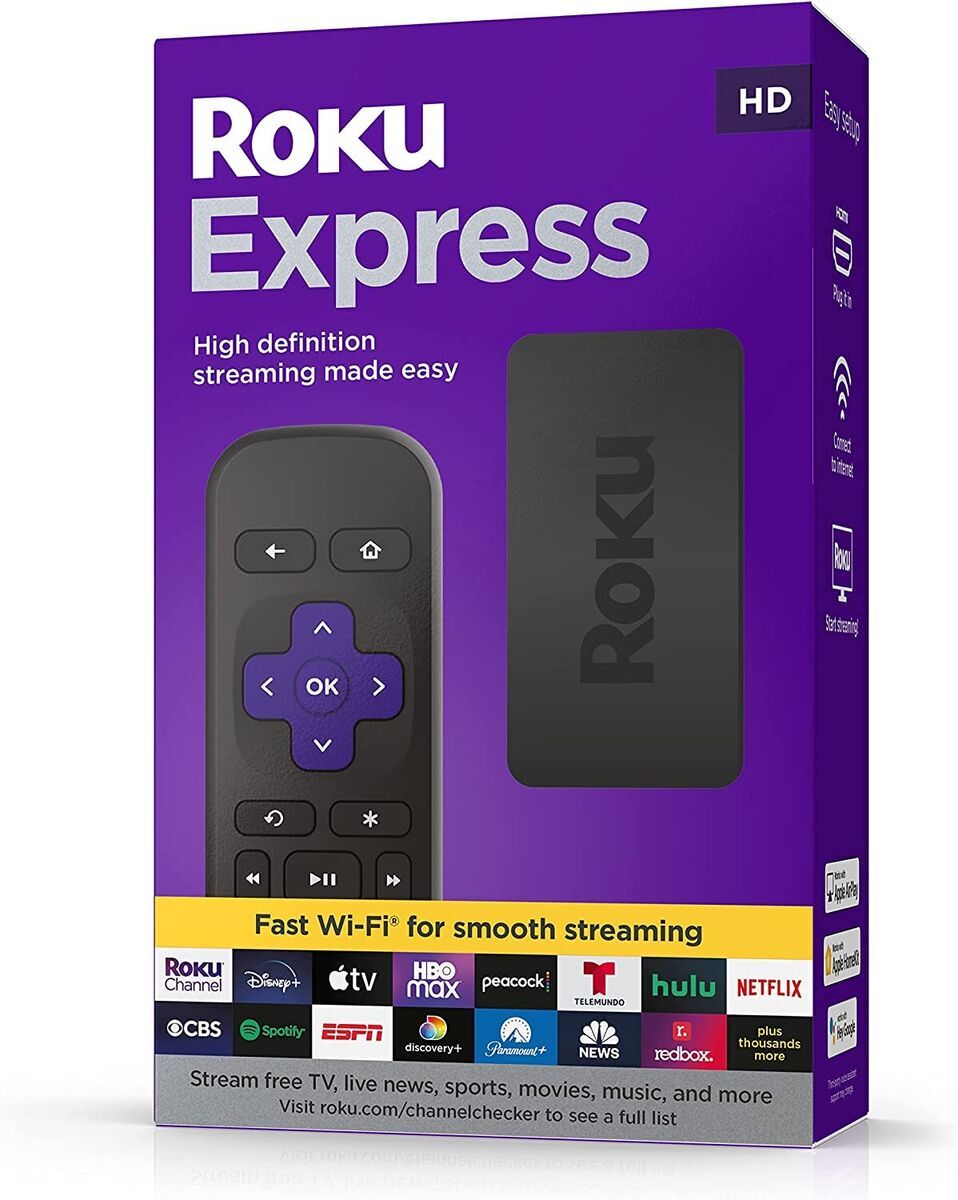 Roku Express High Definition Streaming Device Black 3960R New Unopened az seller