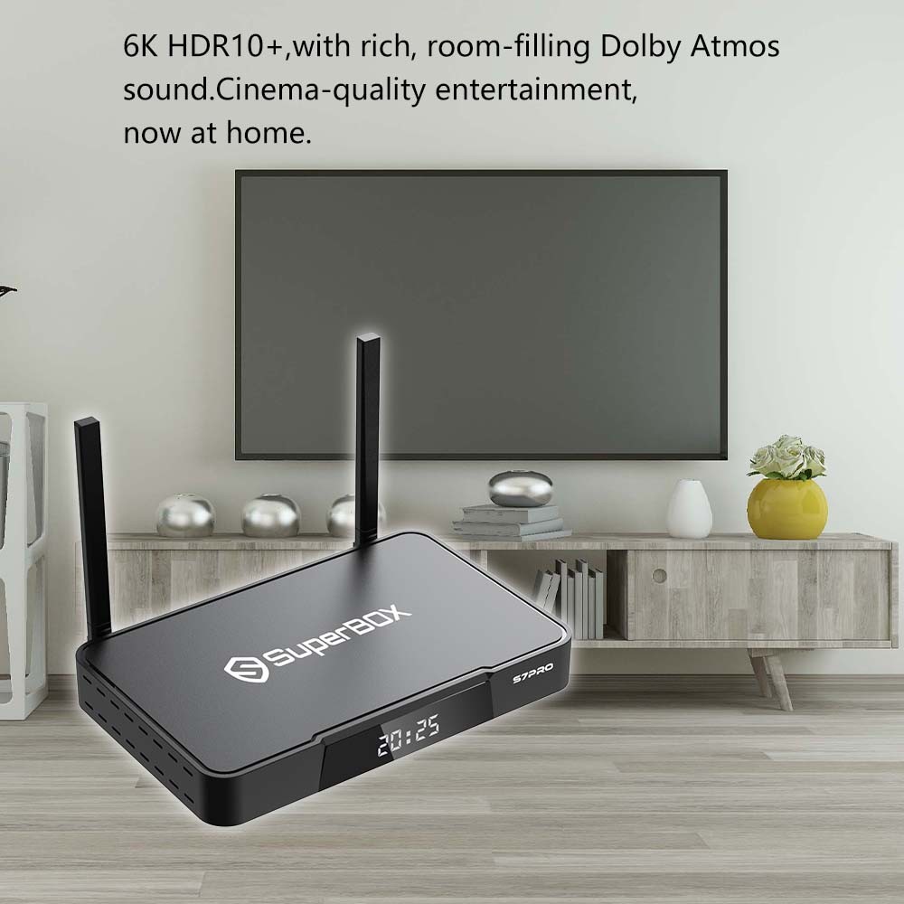 SuperBox S7 Pro 6K Ultra HD Authorized Distributor Same Day Shipping FedEx 2Day