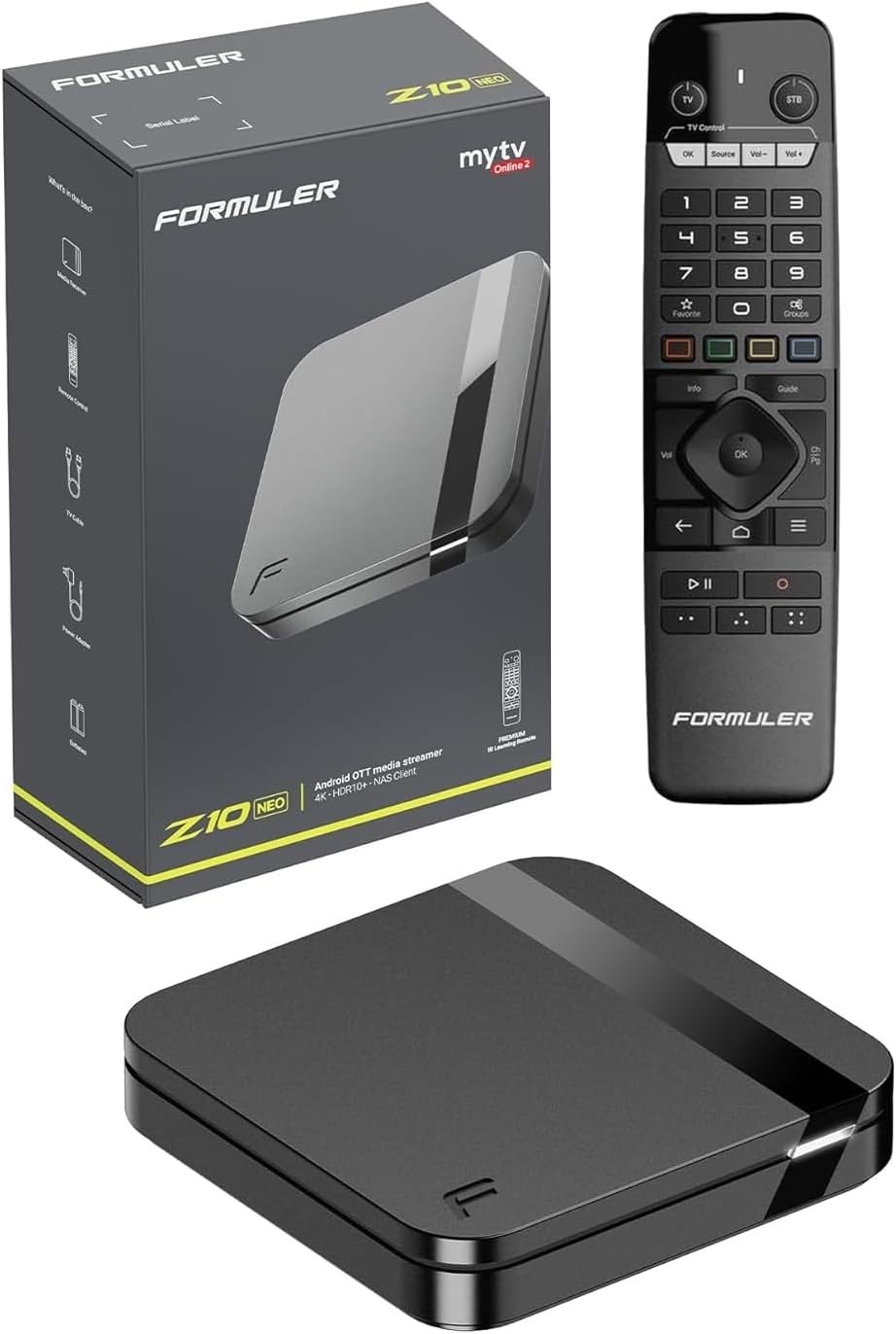 Formuler Z10 NEO 10 4K UHD Single Band Wi-Fi 2GB Ram 4GB ROM HDR WIFI