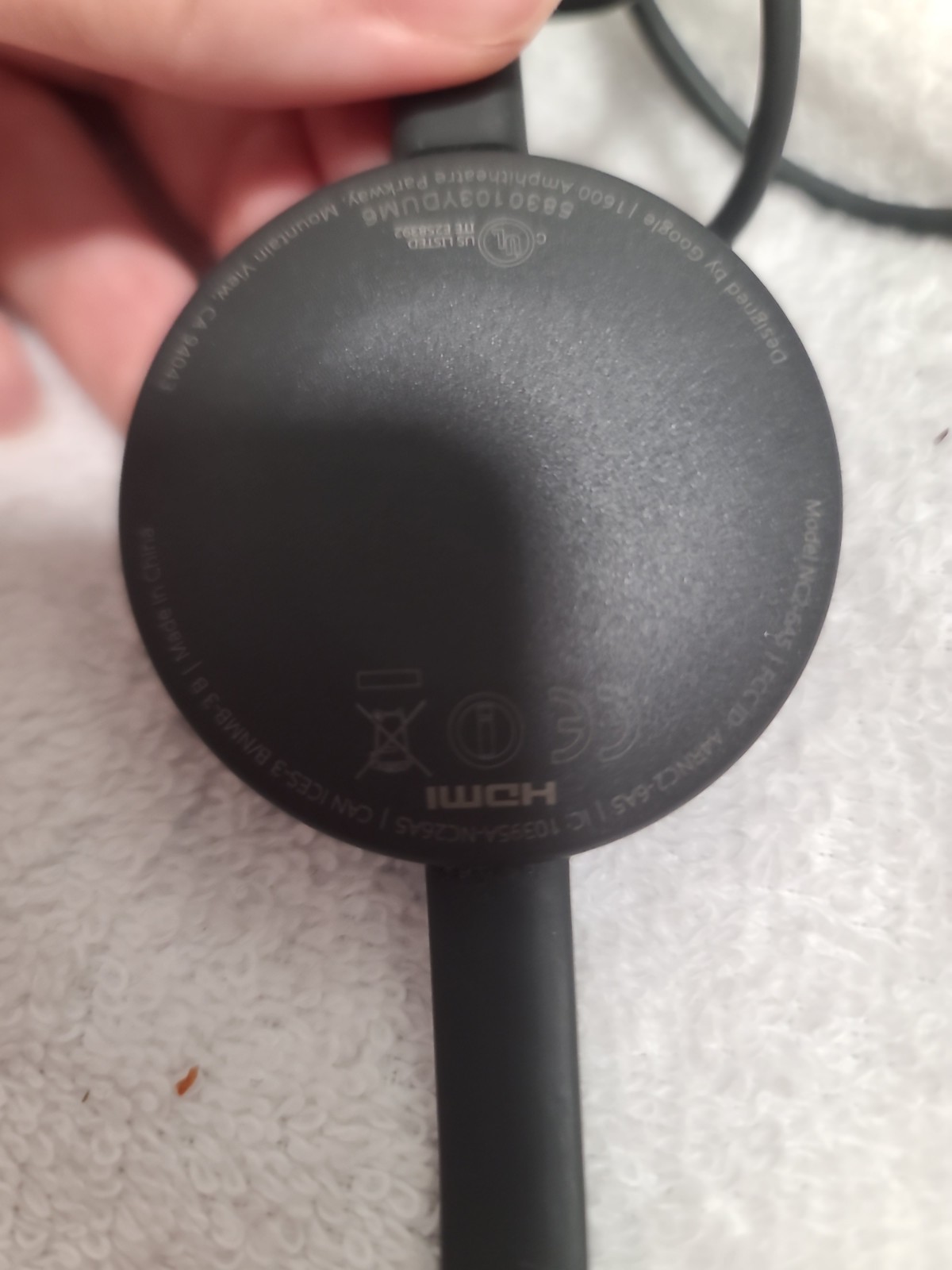 Google Chromecast 2nd Generation 1080p Media Streaming Device – Gray