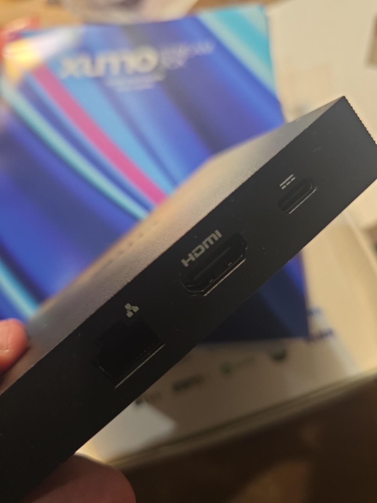 Xumo Stream Box 4K UHD Streaming Media Player Dolby Vision Voice Remote New