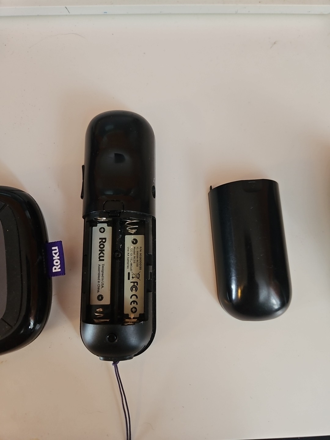 Roku 3 Model 4200X 3rd generation Black Media Streaming player w/ Remote Tested