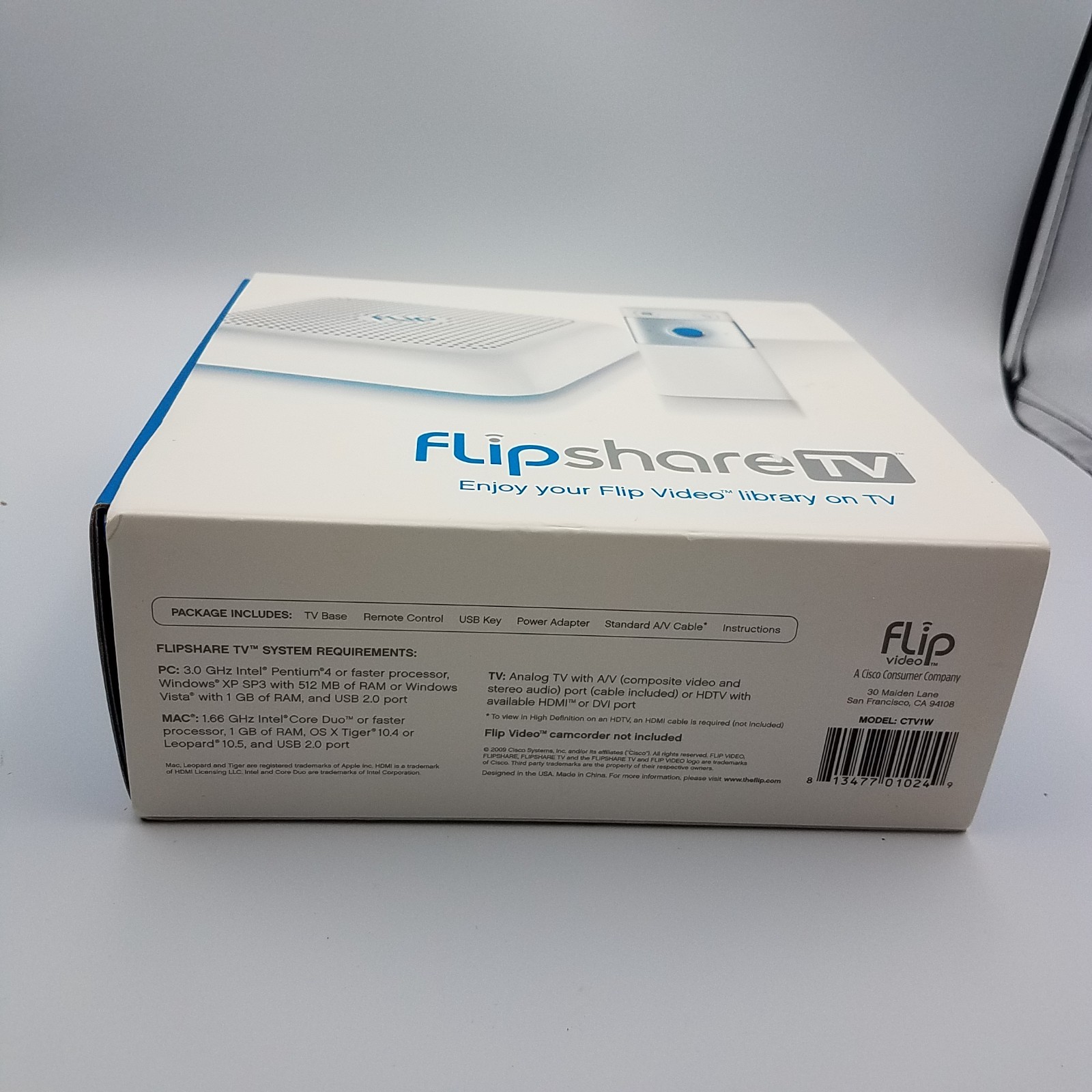 CISCO FlipShare TV automatically connects your TV to your computer