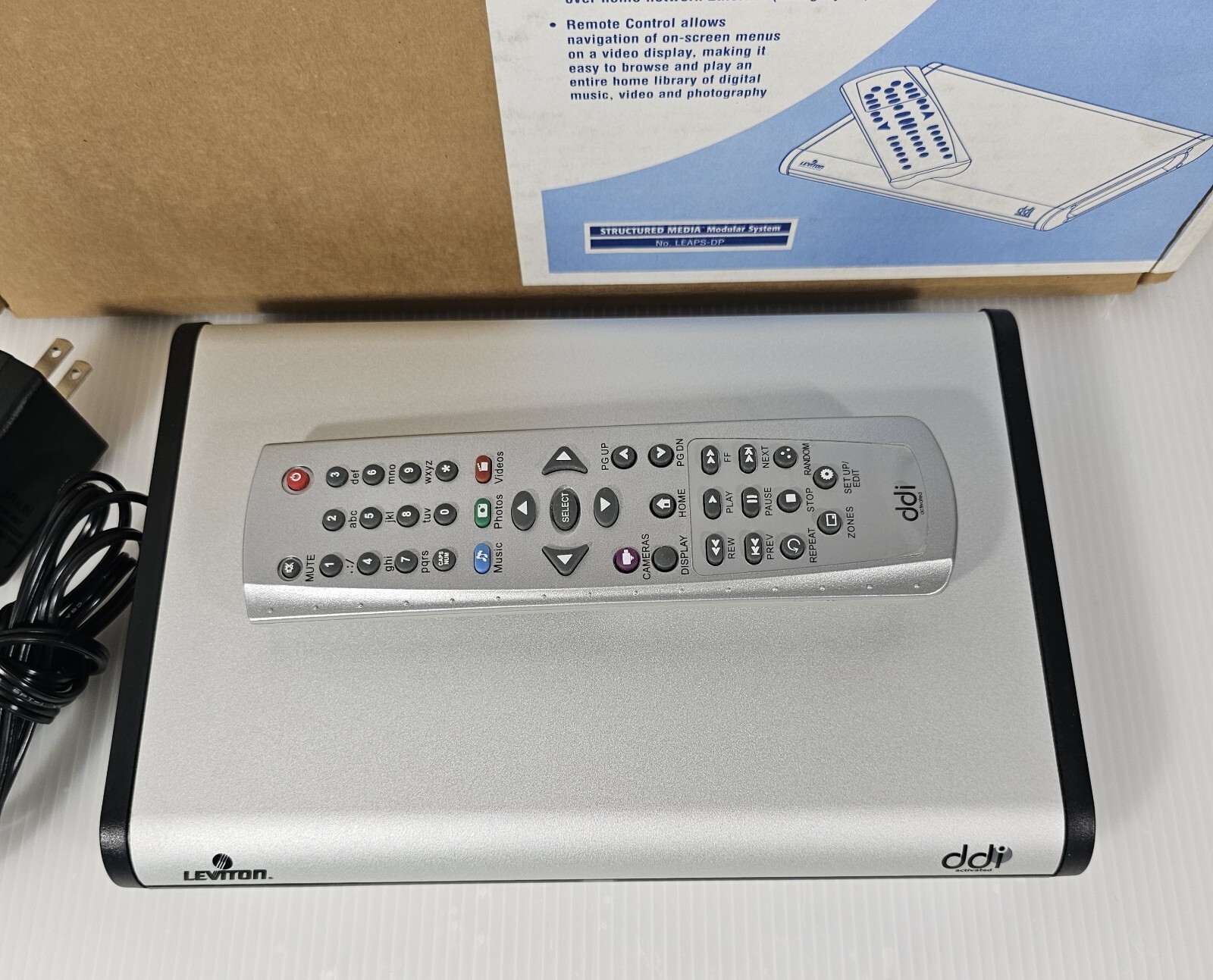 Leviton Structured Media Digital Player with Remote Control